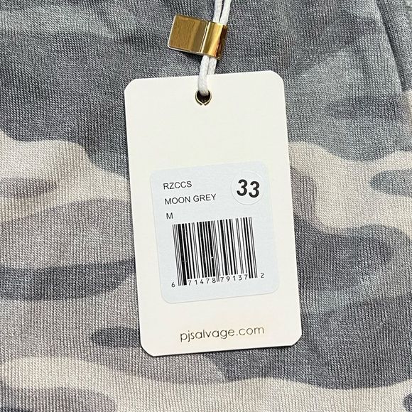 PJ Salvage Lounge/PJ Cool Camo Short in Moon Grey, Size Medium. NWT! - Picture 10 of 16